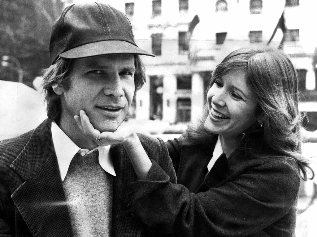Harrison Ford and Mary marquardt in the 90s