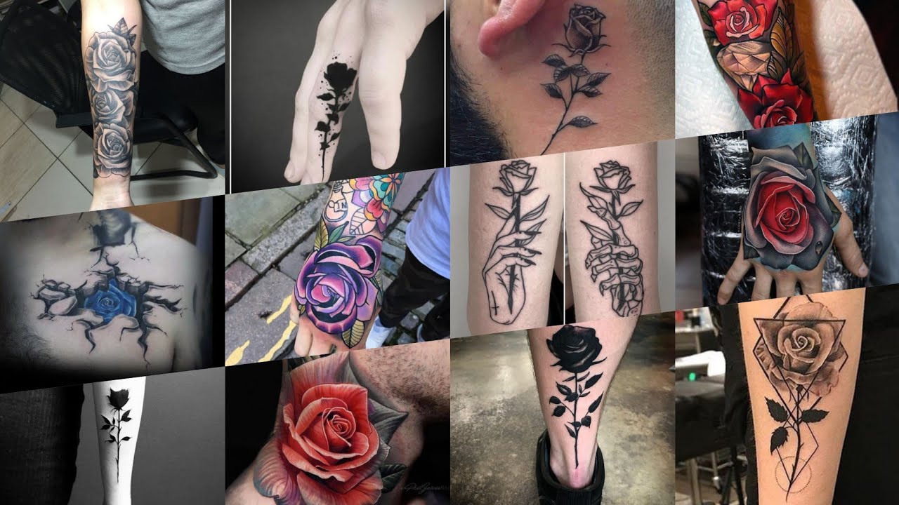 Rose tattoos for men: some of the best ideas for men