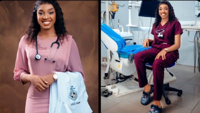 Nigerian lady graduates as dentist, earns 8 distinctions