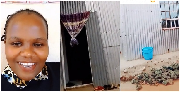 Woman turns roofing sheets into dream home, captivating interior leaves everyone in awe (Video) |Battabox.com