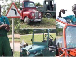 Ghanaian engineer builds impressive automobiles with scrap materials 