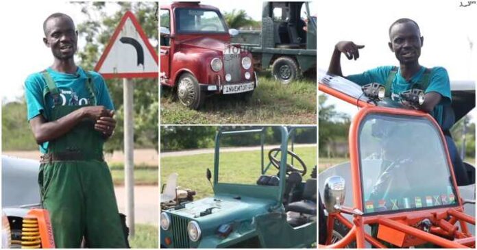 Ghanaian engineer builds impressive automobiles with scrap materials 