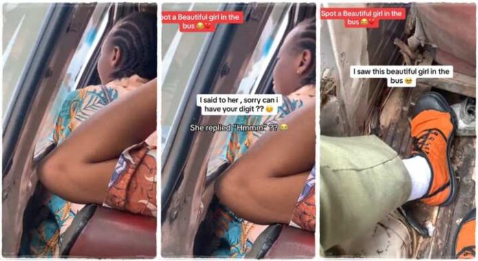 Nigerian corper passes bus stop because of beautiful girl