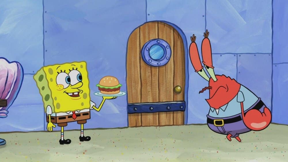 Spongebob and Mr. Krab