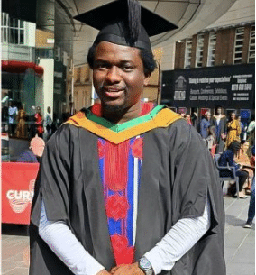 Nigerian man bags Master's degree in Mechanical Engineering