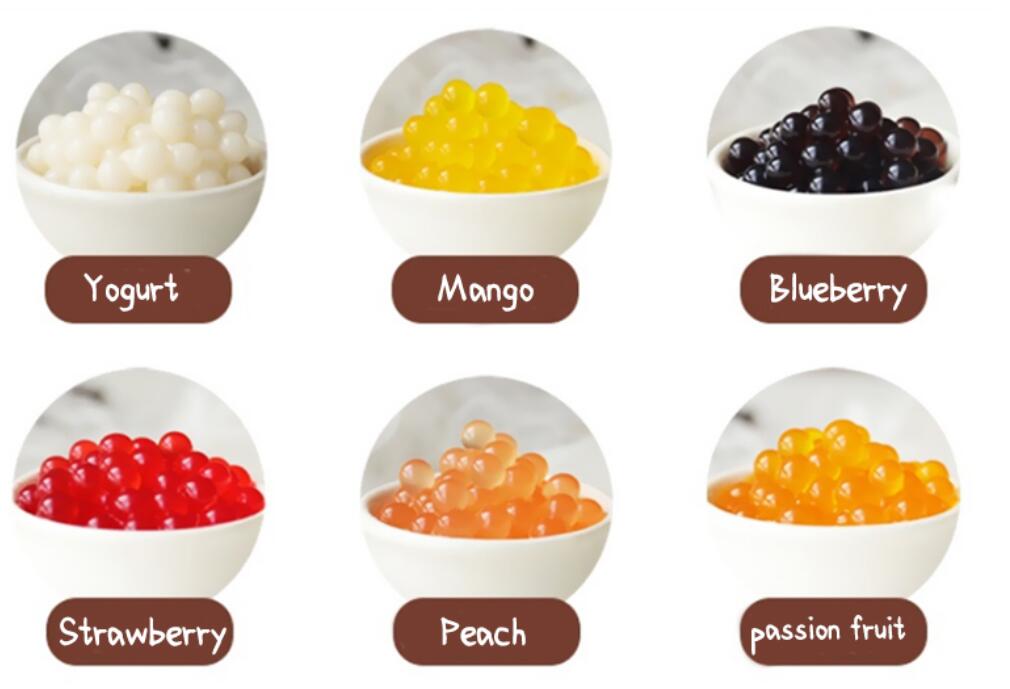 Classic Fruit crystal boba Flavors