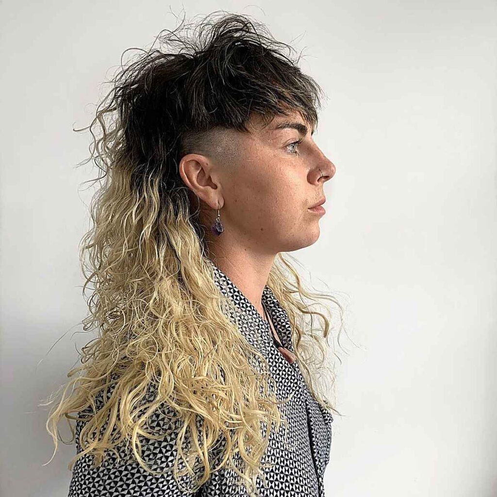 Mullet with Texture Hair