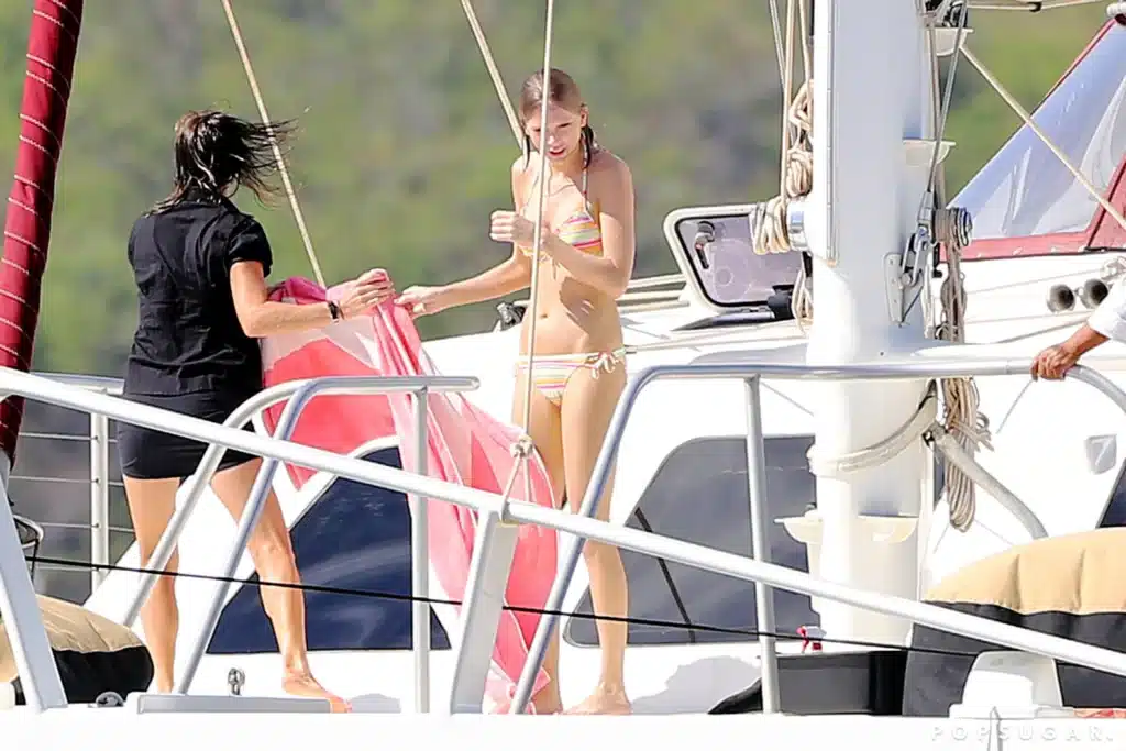 Taylor Swift On A Yacht