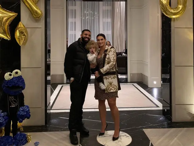 Adonis with his parents, Drake and Sophie
