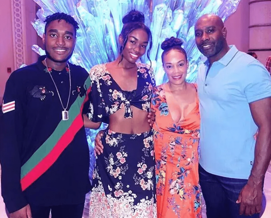 Grant Chestnut and his family at some event