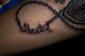 Chain tattoo design