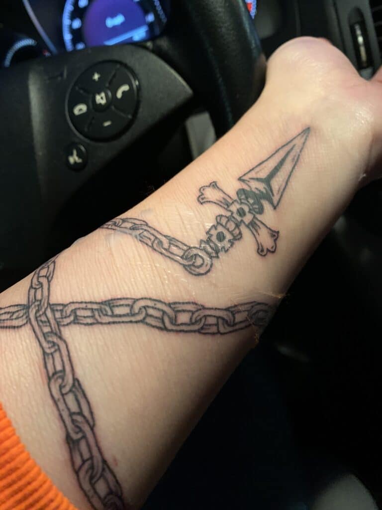 Judgement Chain Tattoo