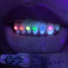 Glow-in-the-Dark Tooth Gems