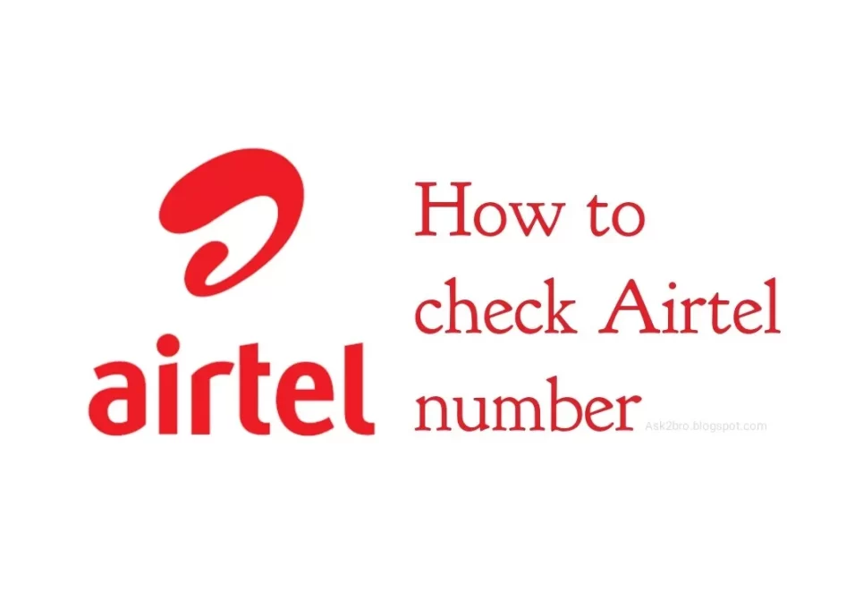 how to check airtel numbers
