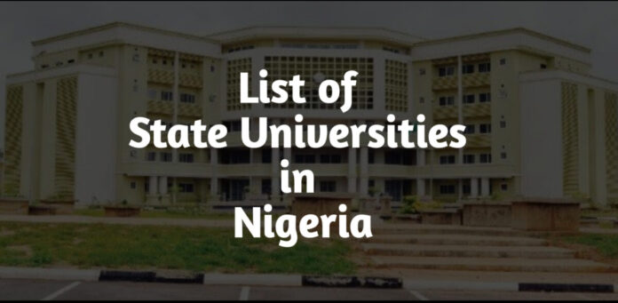 List of State Universities in Nigeria