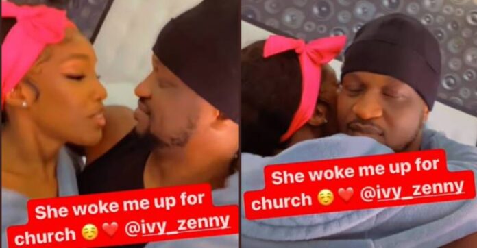 Una dey deceive una self: Fans react as Paul Okoye shares sweet moment his lover woke him up for church | Battabox.com