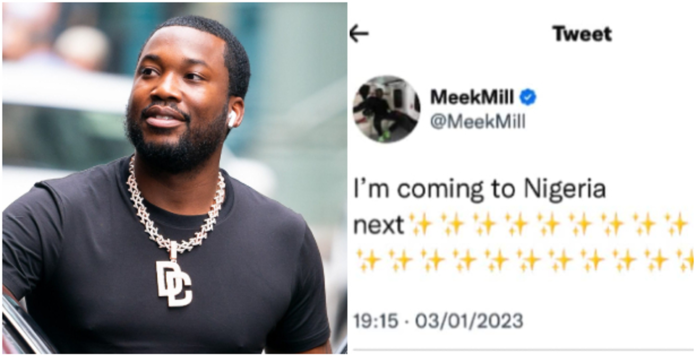 MeekMill wants to come to Nigeria