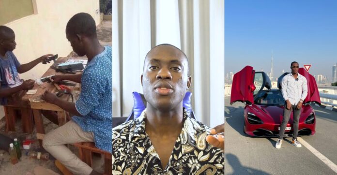 From Shoemaker to millionaire: Young Nigerian celebrates after making it big | Battabox.com