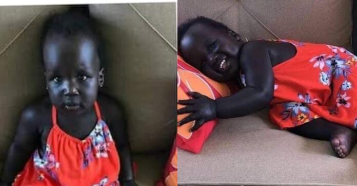 The gorgeous black skin of a young girl got many social media users head over heels. | Battabox.com