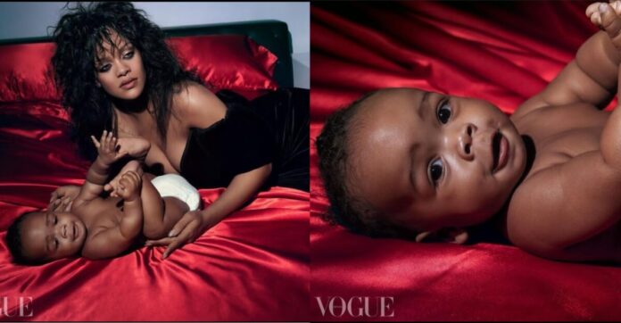 Grammy Award-winning Singer Rihanna proudly shared cute pictures of her son on her Instagram page. | Battabox.com