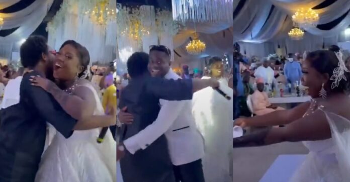 Olamide Badoo surprises Nigerian couple during their wedding | Battabox.om