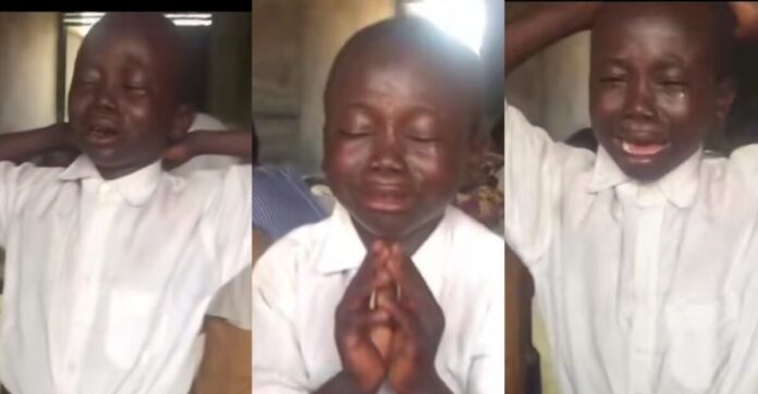 I skipped school because they Said teacher was looking for me: Nigerian school boy cries in video | Battabox.com