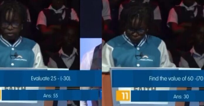 She too sabi: Young Nigerian girl with sharp brain answers cowbell mathematics questions in 60 secs | Battabox.com