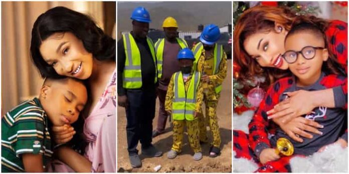 Tonto Dikeh gifts son 10 plots of land in Abuja for his 7th birthday