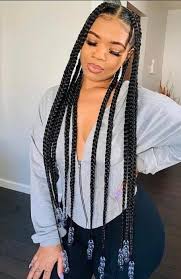 Knotless braids with beads