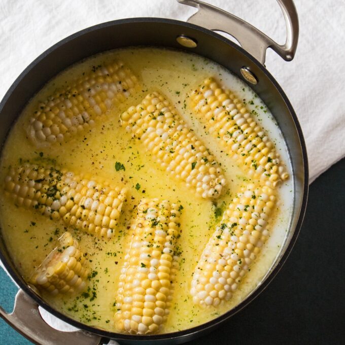 How to boil corn on cob