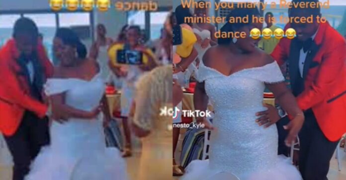 Holy father: Groom refuses to rock his bride while they were dancing, gives her space | Battabox.com