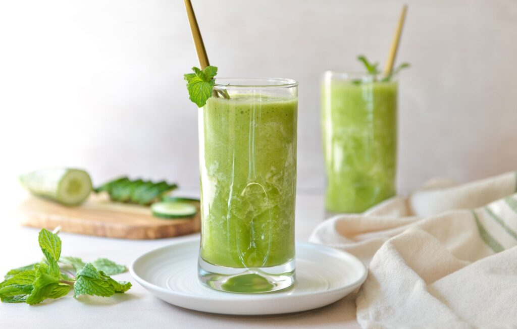 Cucumber mint Smoothie recipe