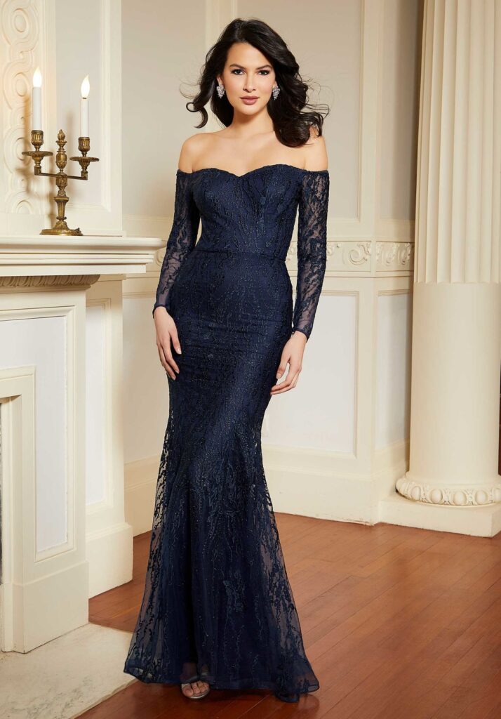 Black and beautiful dinner gown