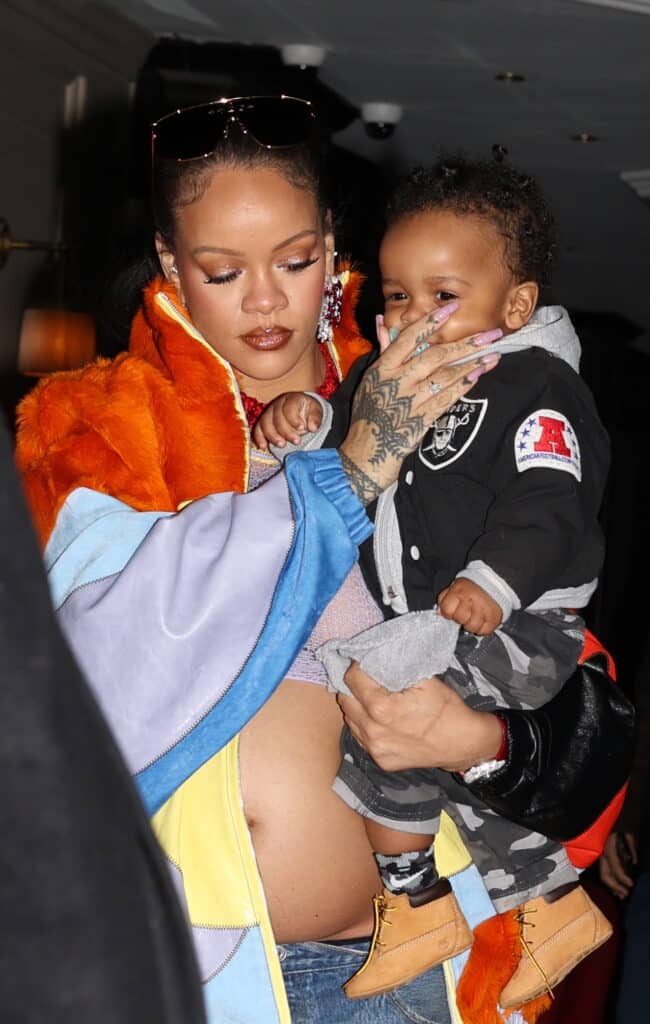 Rihanna and Baby RZA