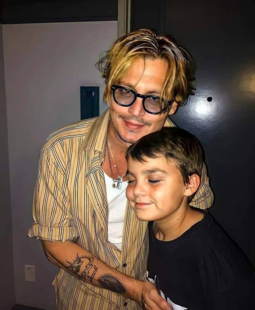 Johnny Depp and his son, Jack Depp