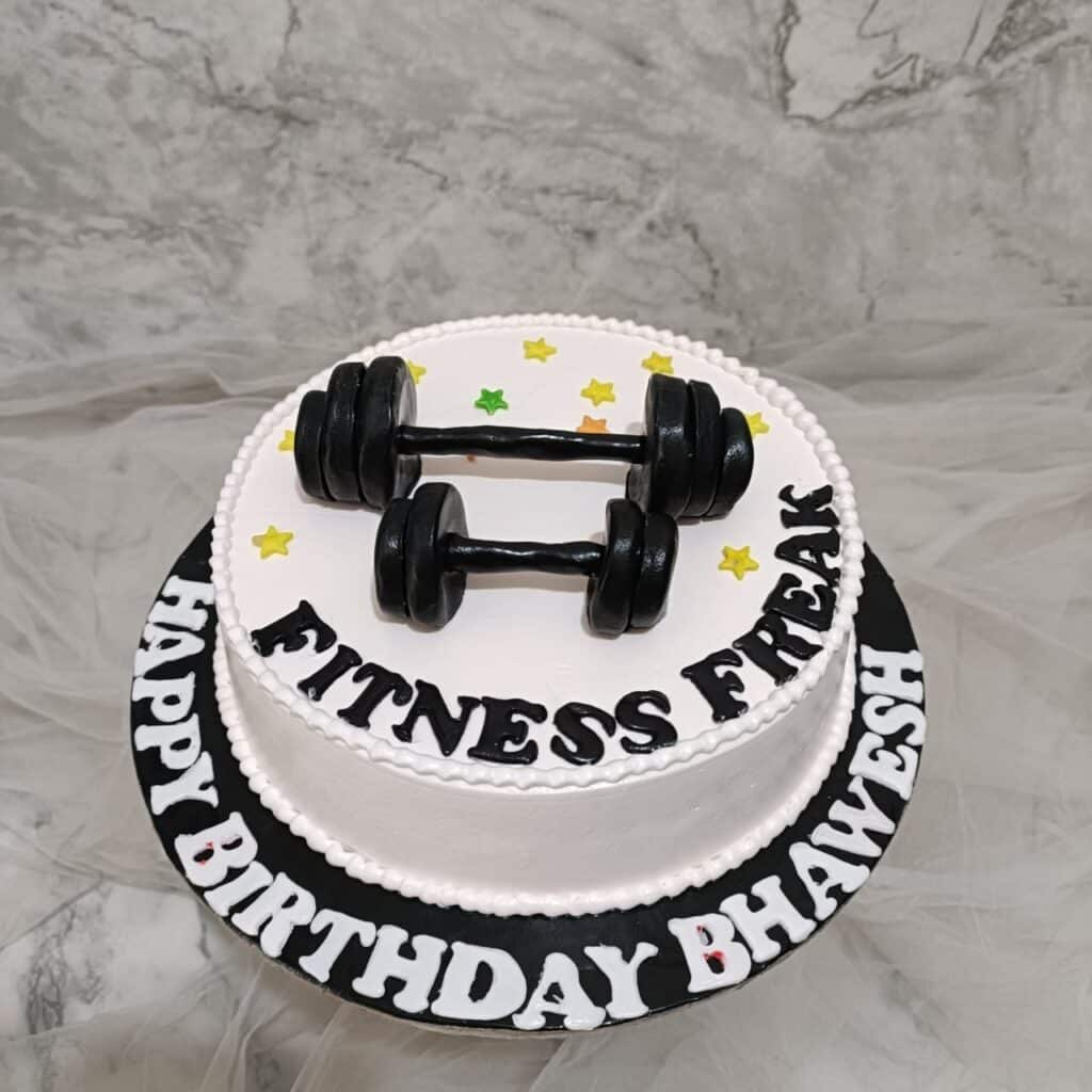 Gym cake design