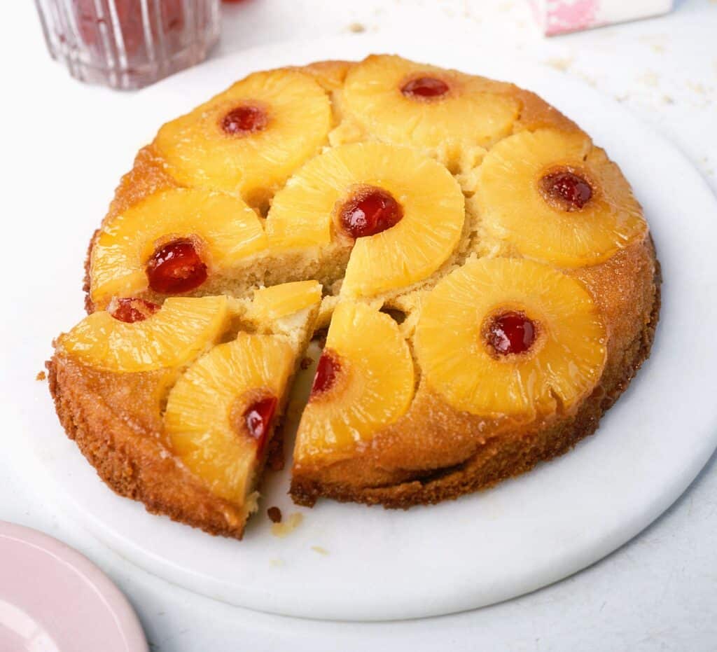 Upside down pineapple cake recipe