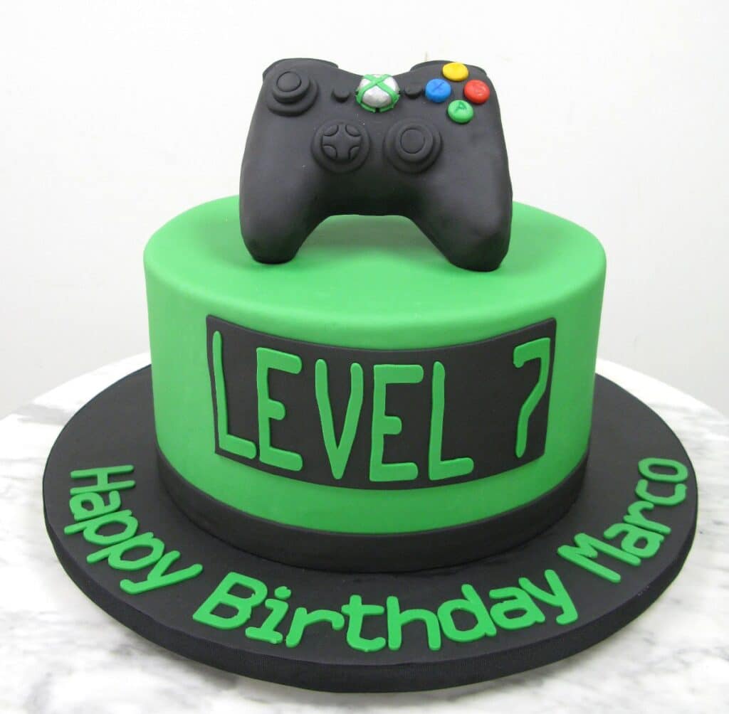 Video game cake design