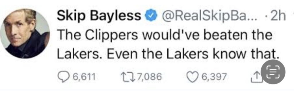 Skip Bayless and The Lakers