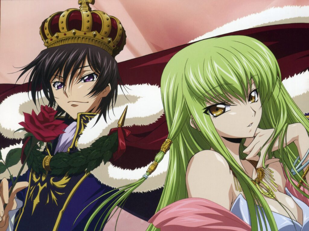 Lelouch Lamperouge and C.C. (Code Geass)