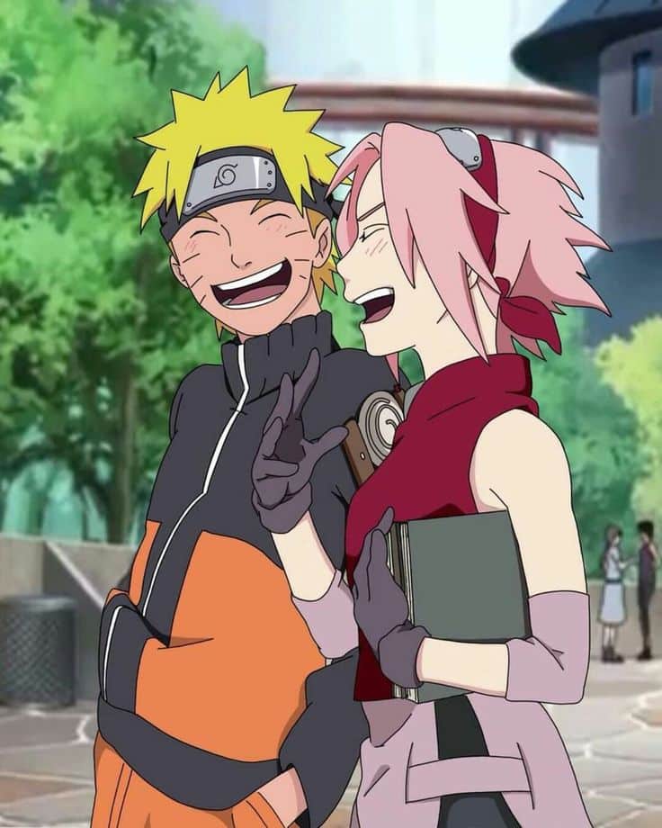 Naruto Uzumaki and Sakura Haruno (Naruto)