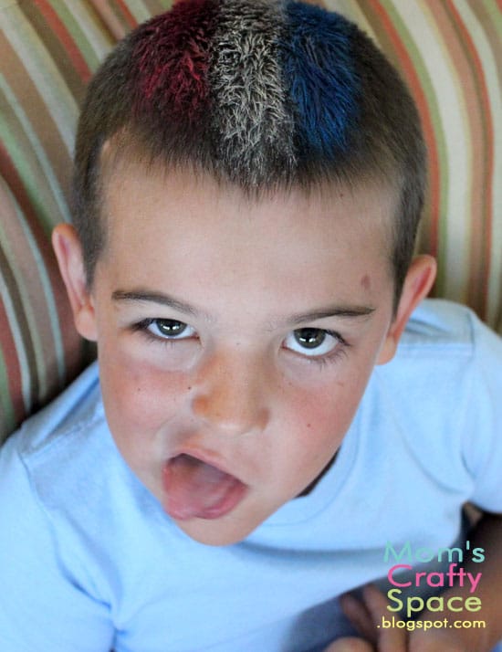 Crazy Hair Color Wheel Crazy Hair Day Ideas for Boys 