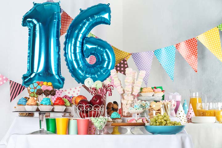sweet 16 party ideas