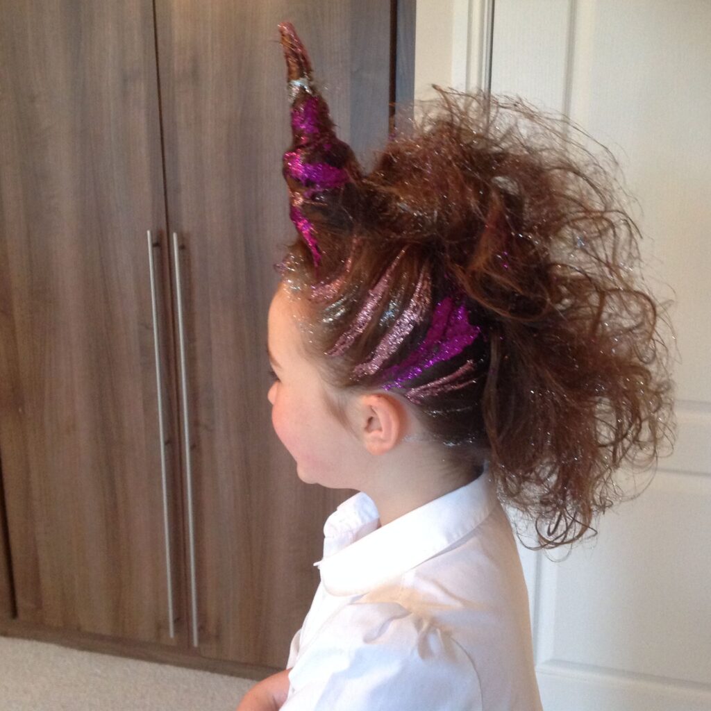 The Unicorn Crazy Hair Day Ideas for Girls
