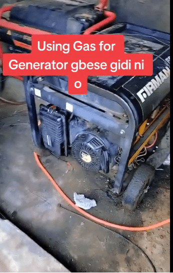  Woman cries out as her generator uses 12kg of gas in 7 hours