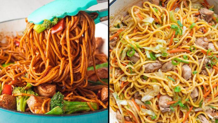 Chow mein vs Lo Mein