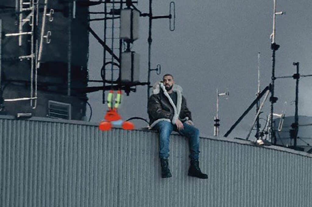 Drake Sitting on Views Meme
