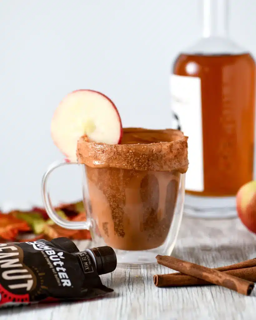 Apple Cider Peanut Butter Whiskey Cocktail