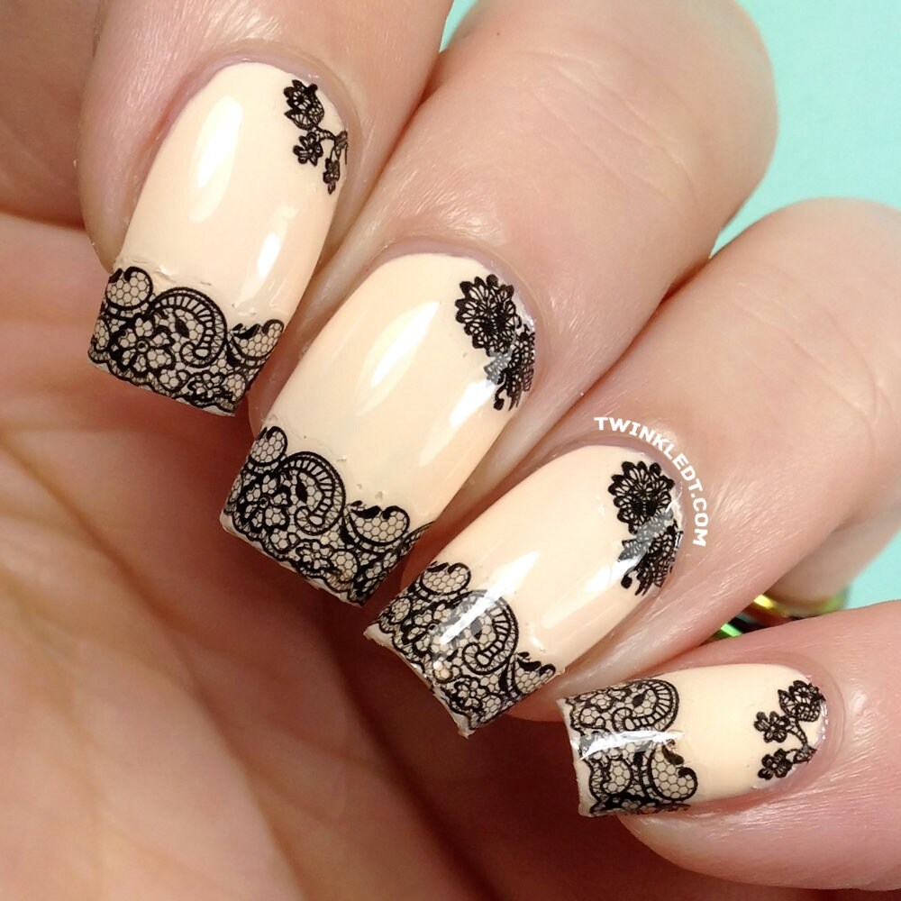 Foil Stamping French Nail Designs