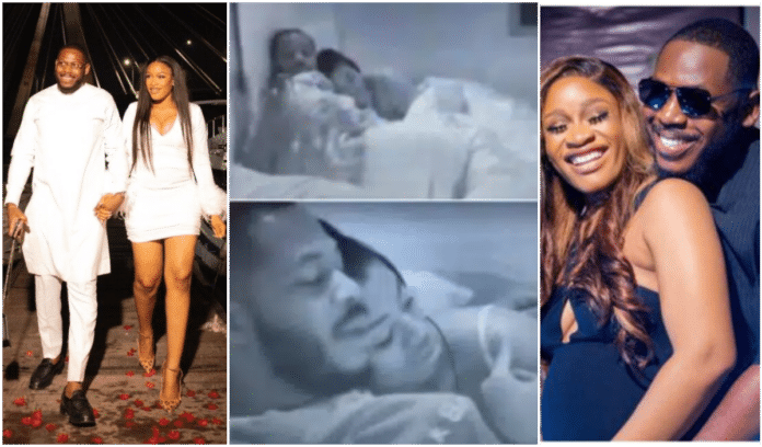 Frodd caught on video cuddling Mercy Eke, Angel in bed | Battabox.com